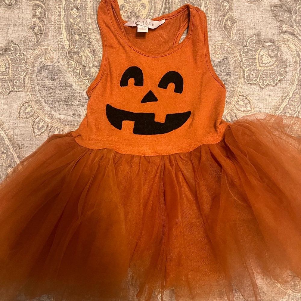 I love plum Pumpkin Tulle Dress Size 4T